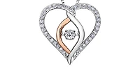 Heart shape Diamond Necklace