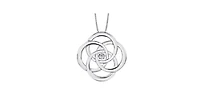 Canadian Diamond Silver Necklace