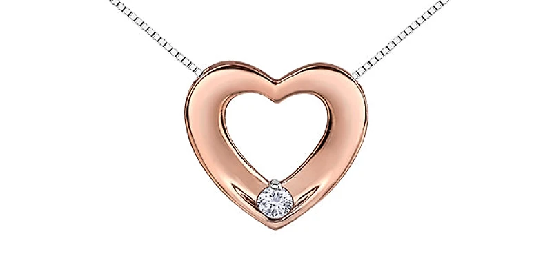 Rose Gold Canadian Diamond Pendant
