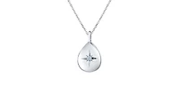 10K Gold 0.02cttw Canadian Diamond Pendant