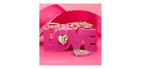 10K Yellow Gold 0.04cttw Diamond Heart Pendant, 18"