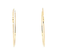 10K Yellow Gold 42mm Earrings