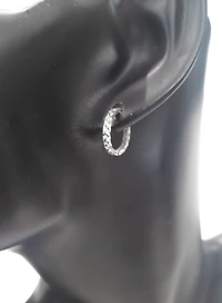 10K Gold 14mm Hoop / Huggie / Hinged Earrings