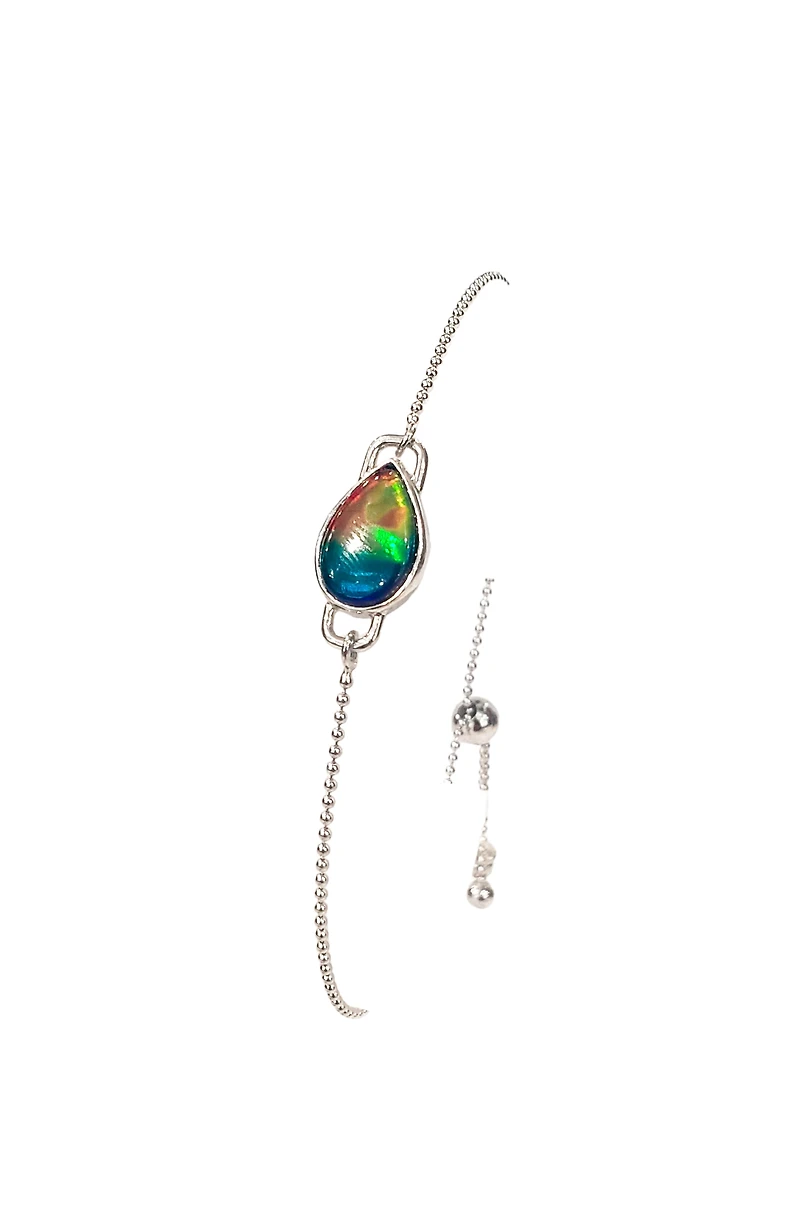 925 Sterling Silver Ammolite Bracelet