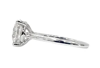 14K Gold 3.03cttw Lab Grown Round Brilliant Cut Diamond Ring - / White