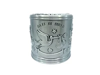 Pewter Engraveable Stork Baby’s First Money Bank
