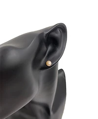 925 Sterling Silver 6-7mm Fresh Water Pearl Earrings with Butterfly Backs