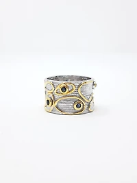 Silver and Sapphire Ring