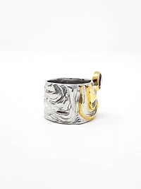 Silver and Amethyst Ring