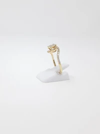 14K Yellow Gold 0.73cttw Diamond Ring