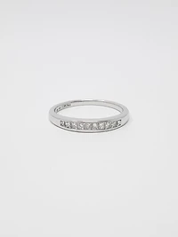14K White Gold 0.25cttw Princess Cut Diamond Ring - /