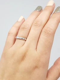 10K Gold Diamond Ring - /