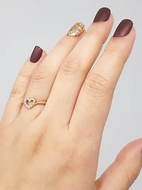 Heart Diamond Ring