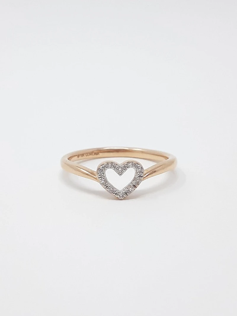 Heart Diamond Ring