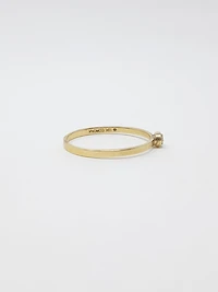 10K Yellow Gold 0.02cttw Diamond Ring - /