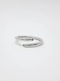 10K Diamond Bypass Ring - / Gold