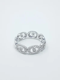 14K White Gold 0.29cttw Diamond Ring- Size 6.5