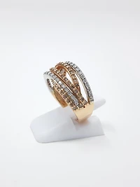 10K White & Rose Gold 0.285cttw Diamond Ring