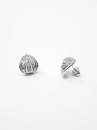 14K White Gold 0.37cttw Diamond Earrings