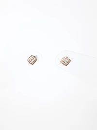 Two-Tone Canadian Diamond Earrings
