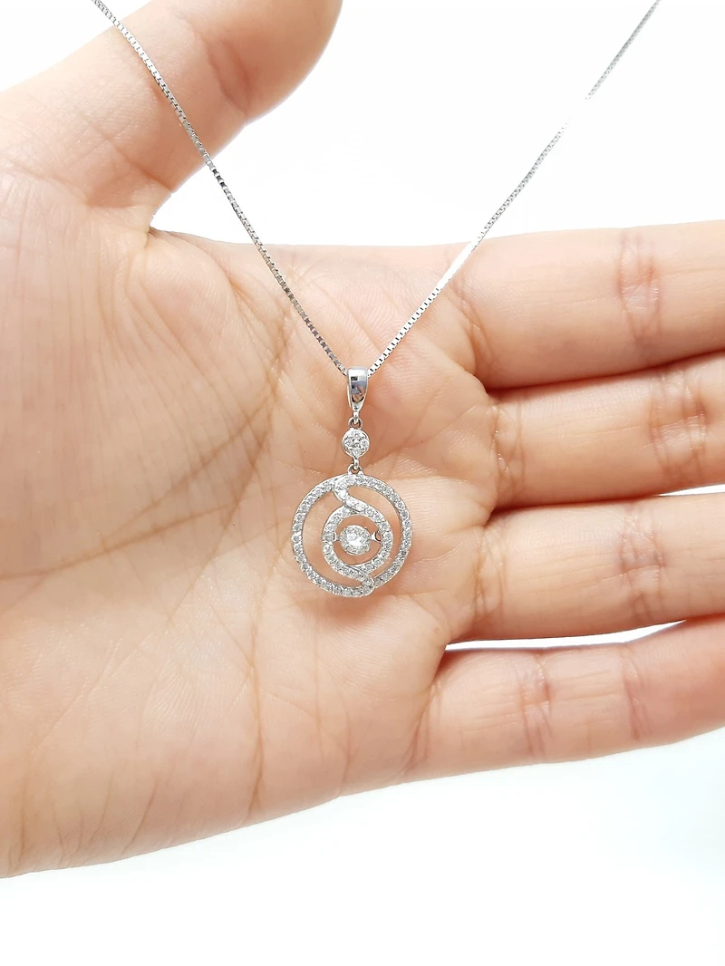 Diamond "Pulse" Pendant