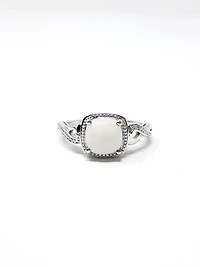 Opal and Diamond Ring