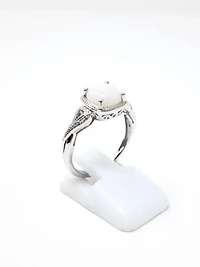 Opal and Diamond Ring