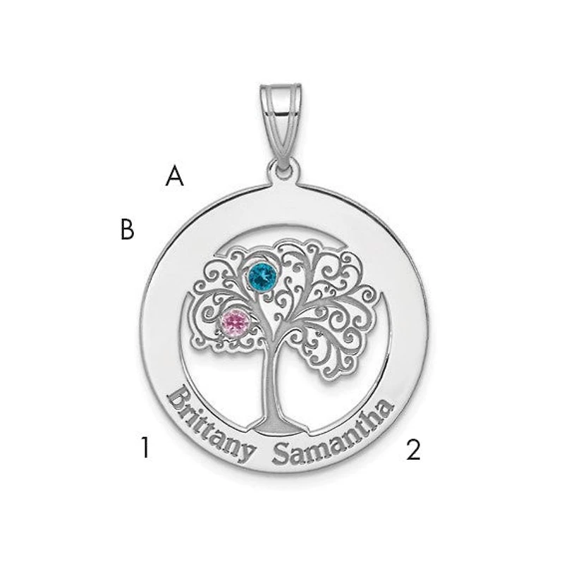 Crystal Family Pendants (up to 4 names/stones