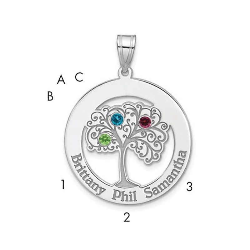 Crystal Family Pendants (up to 4 names/stones