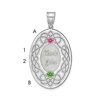 Crystal Family Pendant (up to 4 names and birthstones)