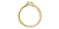 10K Yellow Gold 0.10cttw Diamond Ring - Size 6.5