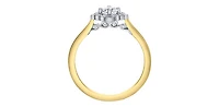 14K Yellow Gold 0.44cttw Round Brilliant Cut Canadian Diamond Engagement Ring - / 4.5