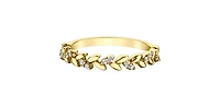 10K Yellow Gold 0.08cttw Diamond Ring
