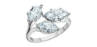 14K Gold 2.40cttw Lab Grown Marquise Cut Diamond Ring - / 4.5