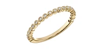 Yellow Gold and Diamond Ring