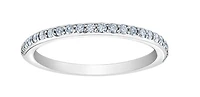 14K Lab Grown Round Brilliant Diamond Band