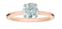 14K Lab Grown 1.00cttw Round Brilliant Cut 4 Claw Set Diamond Ring - Gold /