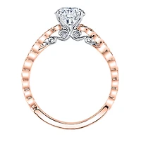 18K White Gold/Palladium Alloy (hypoallergenic) 0.85-1.34cttw Round Brilliant Diamond Ring - Gold / 0.85 Carat Total