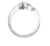 18K White Gold/Palladium Alloy (hypoallergenic) 0.40cttw Round Brilliant Mulit-Stone Diamond Ring