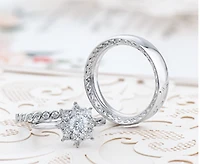 10K White Gold Scroll Comfort Fit Wedding Band - 10