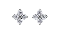 14K White Gold 0.40cttw Canadian Diamond Stud Earrings