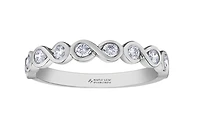 14K White Gold 0.40cttw Canadian Diamond Band, 6.5