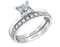 Platinum 0.50-0.70cttw Canadian Princess Diamond Engagement Ring - 0.50 Carat /