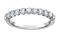 Platinum 0.49cttw Canadian Diamond Wedding Band - 4.5