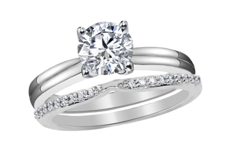 Platinum 0.30-0.70cttw Canadian Round Brilliant Diamond Engagement Ring - 0.30 Carat /