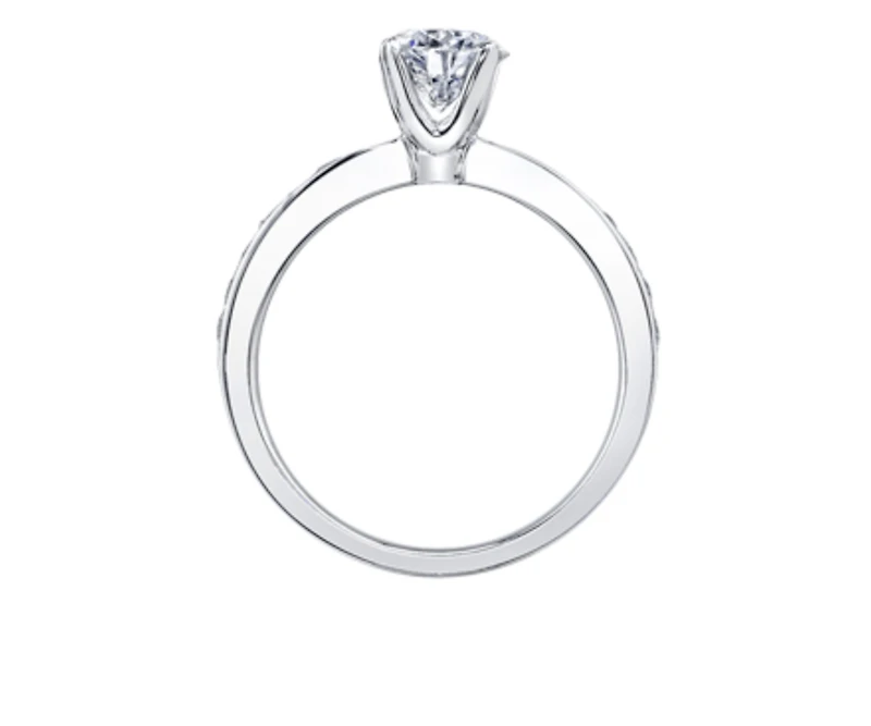 Platinum 0.69-2.49cttw Canadian Round Brilliant Diamond Engagement Ring, 6.5 - 0.69 Carat Total /