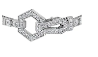 14K White Gold & Palladium Alloy (hypoallergenic) 4.00cttw Canadian Diamond Tennis Bracelet