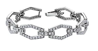 14K White Gold & Palladium Alloy (hypoallergenic) 6.00cttw Canadian Diamond Tennis Bracelet