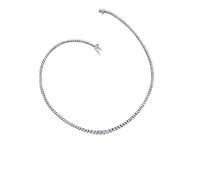 18K White Gold & Palladium Alloy (hypoallergenic) 9.03cttw Canadian Diamond Strand