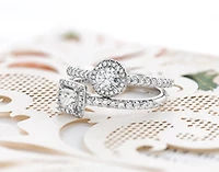 18K White Gold & Palladium Alloy (hypoallergenic) 0.53-1.25cttw Canadian Princess Diamond Engagement Ring - / Carat Total